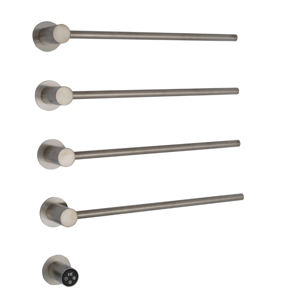 JTP Onyx Stainless Steel 536mm x 610mm Electric Designer Towel Radiator Cut Out